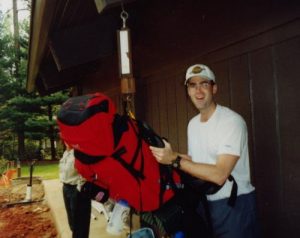 <b>Weighing In Packs At The Amicalola Visitor's Center</b>