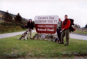 <b>Carvers Gap</b><br> Here we are at Carvers Gap a short distance from Roan Mountain.