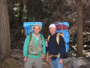 <b>Third Morning</b><br> Dan-O and Tom at the bottom of the Bowl. Its just about to get cold!