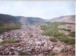 <b>Climbing Out Of The Canyon</b><br> This was the view as we started the hike out of the canyon on day two.