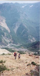 <b>View From The Top Of The Canyon</b><br> Birdshooter and The Joker "high five" as they near the top of the canyon.