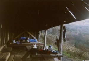 <b>The Sleeping Platforms At Overland Shelter</b><br> Here's the sleeping platforms at the shelter, complete with a great view of the sunrise in the morning.