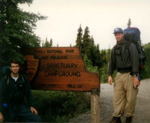 <b>Santuary Campground</b><br> Slawdog and The Iceman at Sanctuary Campground.