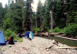 <b>Our Campsite On The Salmo River</b>