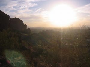 <b>Sunset From The Trail</b>