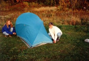 <b>Pitching Tents At The Campground</b>