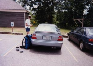 <b>The Parking Area At The Visitor's Center</b>