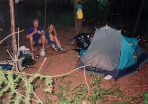 <b>Pieps And Perma Grin At The Belter Campsite</b>