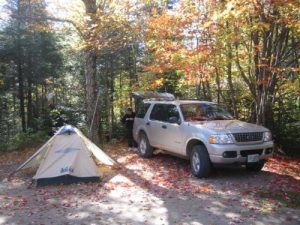 <b>Our Campsite At Nesowadnehunk Campground</b>