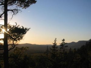 <b>Sunset From Katahdin Stream Falls</b>