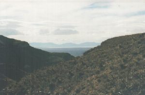 <b>Looking West</b><br> The view from the marble quarry, from around 7,300 feet