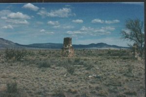 <b>Lonely Chimney</b><br> Solitary chimney in the flats near the Floridas. No trace of the rest of the house.