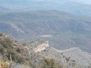 <b>Looking South</b><br> The bald patch you see in the valley is the remains of an old homestead.