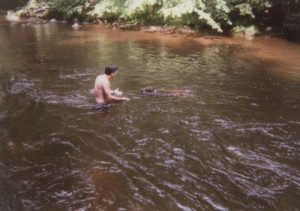 <b>The Ox And Memphis Enjoy The Cool Water</b>