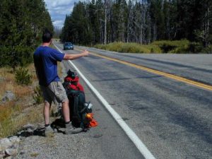 <b>Hitching Back To The South Enterance</b>