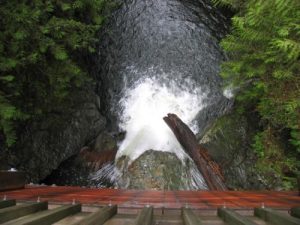 <b>Twin Falls</b><br> Looking over the bridge over the falls