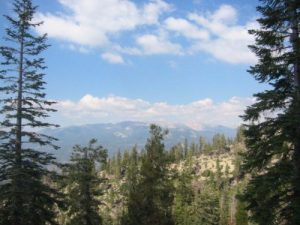 <b>The High Sierra From The Road</b><br> It's a rollercoaster ride into the Vermillion Valley Ranch from Prather, but the views are excellent. Here's a look at one of them.