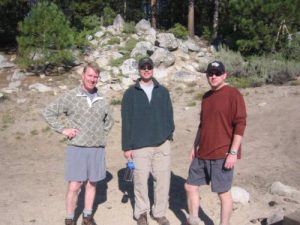 <b>Waiting For The Boat Shuttle</b><br> Here's the crew at the boat landing at the Vermillion Valley Ranch.