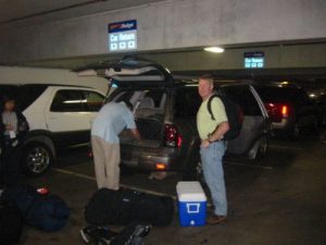 <b>That's A Wrap</b><br> Well, the vacation is over for this year. Here's us unloading at the SFO airport.