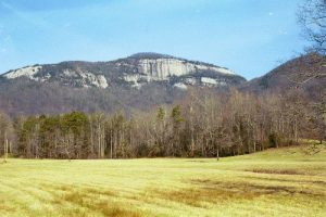 <b>Table Rock</b><br> View of Table Rock from SC Hwy 11 just east of Park Entrance