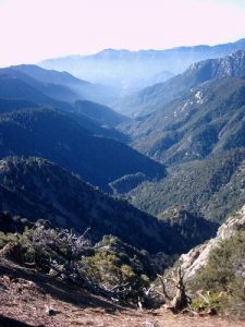 <b>View From PCT/Mt. Williamson junction</b><br> Bear Canyon