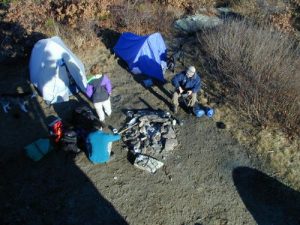 <b>View Of Our Campsite From The Firetower</b>