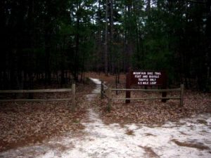 <b>Bike/Hike Trail</b><br> We briefly checked out this 6 mile route at Santee State Park.