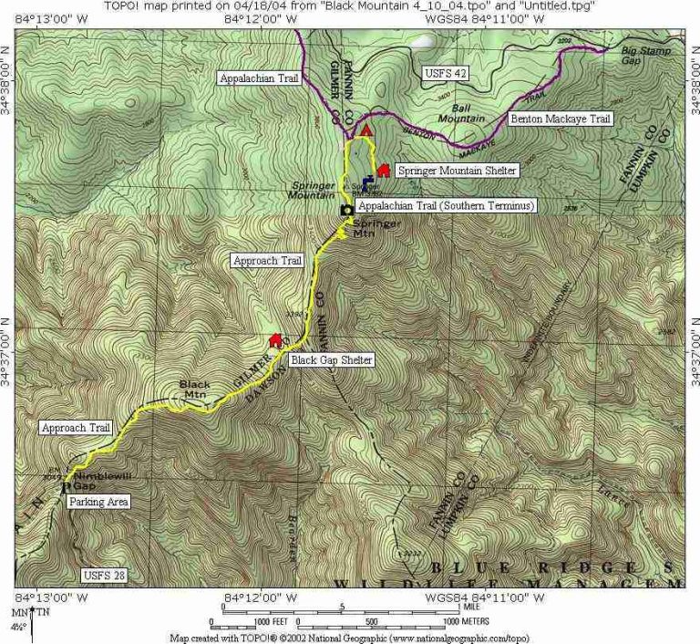 Appalachian Trail - Springer Mountain (via Nimblewill Gap) - Member ...