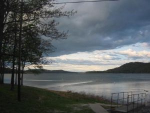 <b>Dusk</b><br> Dusk from the boat docks at Beaver Lake