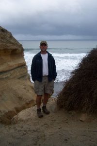 <b>Stuck between a Rock and a Hard Place</b><br> This shot was taken just above the access point to the beach.