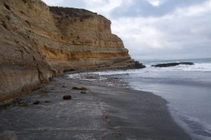 <b>Beach</b><br> This is a shot of the beach looking south toward San Diego. The city skyline is slightly visible in the distance.