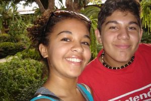 <b>Me and My sis</b><br> We are in Antigua, Guatemala. Im doing something weird with my mouth
