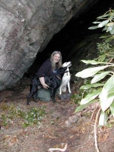 <b>Linville Gorge</b><br> Me and the critters at One Bat Cave - Linville Gorge, NC