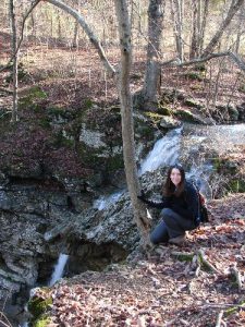 <b>Me!</b><br> Me and the top of Pocket Branch Falls