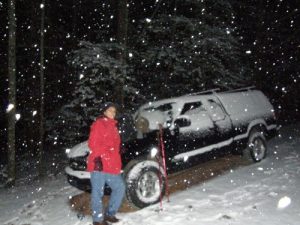 <b>Ellicott Rock Wilderness</b><br> Snowy end to the hike.