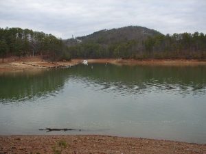 <b>Lake allatoona</b><br> The slightly empty lake