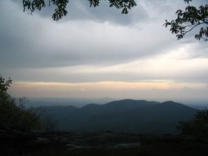 <b>Trail Storms</b><br> This storm brought rain, hail, and tornado's to the south in Cherokee County.