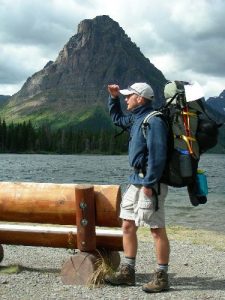 <b>Two Medicine Lake</b><br> This picture was taken at the boat dock at Two Medicine Lake near the South Shore Trailhead. Sinopah Mountain looms in the background.