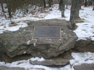 <b>Springer Mtn</b><br> On top of Springer Mtn in the snow.