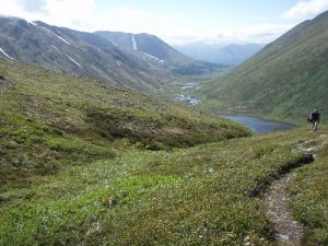 <b>Ascending Summit Creek Trail, Chugach Nat'l Forest, AK</b>