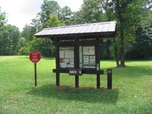 <b>Buncombe trailhead of the Palmetto Trail</b><br> Buncombe trail as part of the PT.