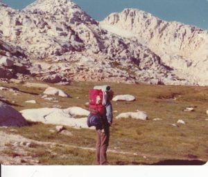 <b>Burro Pass</b><br> The last push to 10650' high Burro Pass. Yosemite National Park.