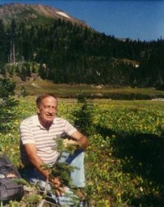 <b>Dad at Picnic Lakes</b><br> A great place to relax and enjoy the first sun of the day.