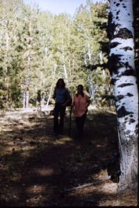 <b>Widforss Trail</b><br> John and Madeline on the Widforss Trail. 5/28/72