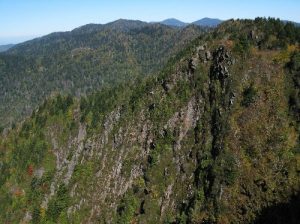 <b>The Sawteeth</b><br> View of the Sawteeth from Charlies Bunion.