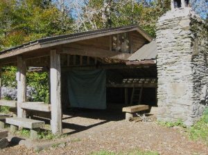 <b>Camp in Style</b><br> Shelter at Double Spring Gap.