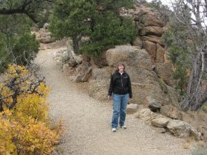 <b>Warner Point Trail</b><br> My wife, Debbi, on the Warner Point Trail. 10/21/10