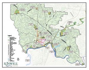<b>City of Roswell Park Map</b>