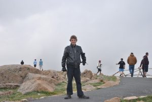 <b>Forest Canyon Overlook</b><br> My son takes in the scenic view at the forest canyon overlook