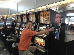 <b>LAS</b><br> Metro trying his luck at Las Vegas McCarran